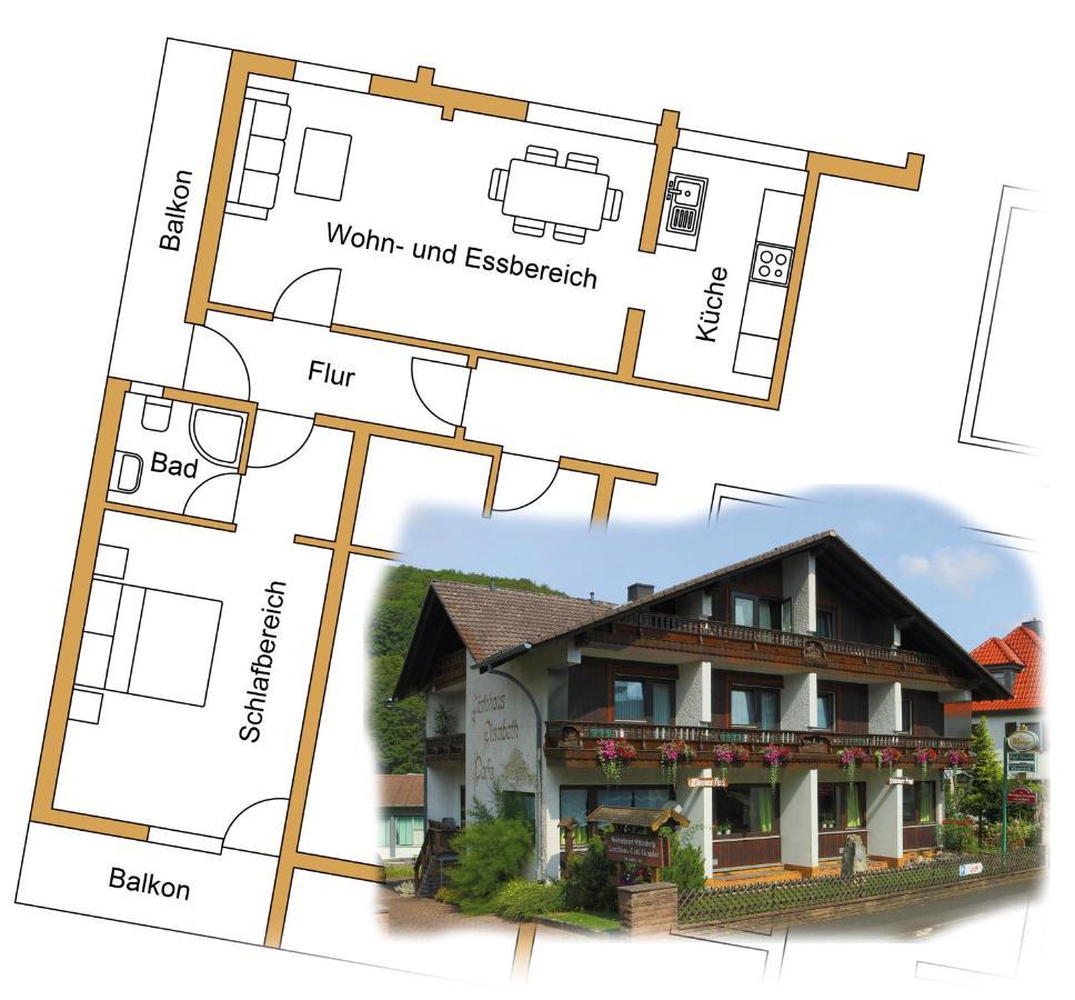 Gästehaus Elisabeth Poppenhausen Exterior foto